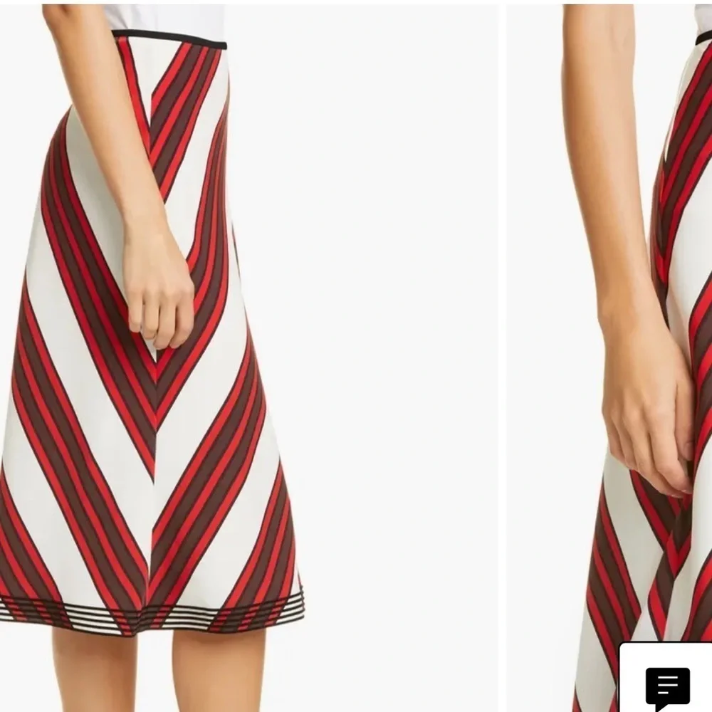 TORY BURCH PRINTED MIDI SKIRT size 10